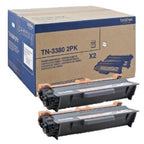 Brother TN-3380TWIN Toner-kit high-capacity twin pack, 2x8K pages ISO/IEC 19752 Pack=2 for Brother HL-5450/6180
