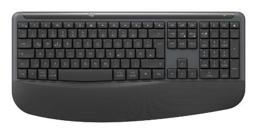Logitech Signature Comfort Plus Combo MK880 keyboard Mouse included Universal RF Wireless + Bluetooth QWERTZ Swiss Graphite