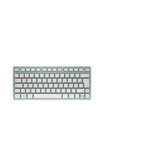 CHERRY KW 7100 MINI BT keyboard Universal Bluetooth AZERTY French Mint colour