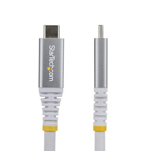 StarTech.com 3m (10ft) USB4 Cable, 20Gbps, USB-IF Certified USB-C Cable, 60W PD, 4K 120Hz DP 1.4, TPE Jacket, White USB-C Cord