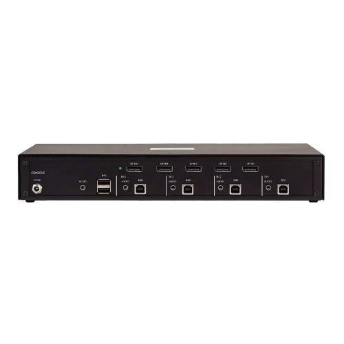 StarTech.com Secure 4-Port KVM Switch, DisplayPort, 4K 30Hz, NIAP 4.0 Desktop KVM, Metal Housing, Made in the USA
