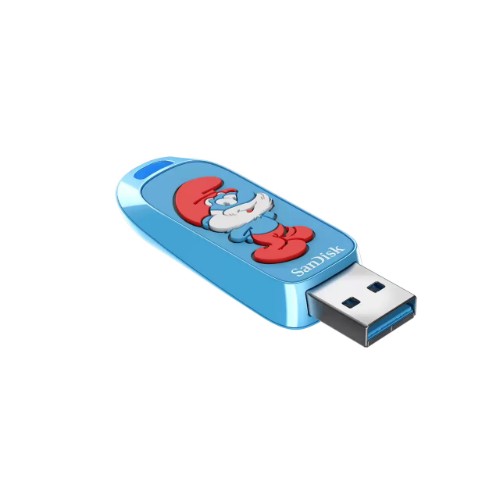 SanDisk Smurf USB flash drive 64 GB USB Type-A 3.2 Gen 1 (3.1 Gen 1) Blue