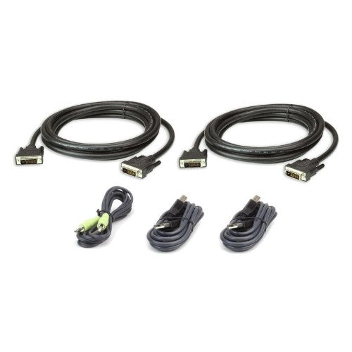 ATEN DVI-D Dual Link Dual Display Secure KVM; 3M USB DVI-D Dual Link Dual Display