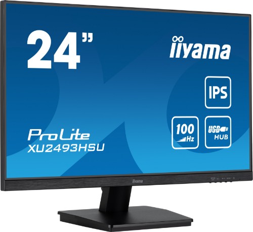 iiyama ProLite 24” Full HD IPS-monitor with USB-Hub and 100Hz refresh rate