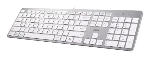 Adesso AKB-730UW keyboard Home/Office USB QWERTY UK International White