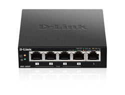 D-Link DGS-1005P/E network switch Unmanaged Gigabit Ethernet (10/100/1000) Power over Ethernet (PoE) Black