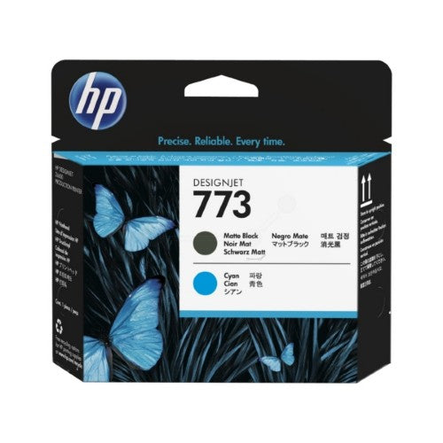HP C1Q20A/773 Printhead black matt / cyan for HP DesignJet Z 6600