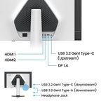 BenQ EX271QZ computer monitor 67.3 cm (26.5") 2560 x 1440 pixels 2K OLED White