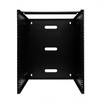 StarTech.com 14U Wall Mount Network Rack - 14" (35.5cm) Deep (Low Profile) - 19" Patch Panel Bracket for Shallow Server, IT Equipment, Network Switches - 77lbs/35kg Weight Cap., Black
