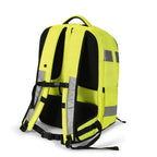 DICOTA Hi-Vis backpack Yellow Polyethylene terephthalate (PET), Thermoplastic polyurethane (TPU)