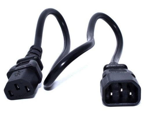 Zebra CS-RAC-IEC-CRD power cable Black 0.48 m C13 coupler C14 coupler