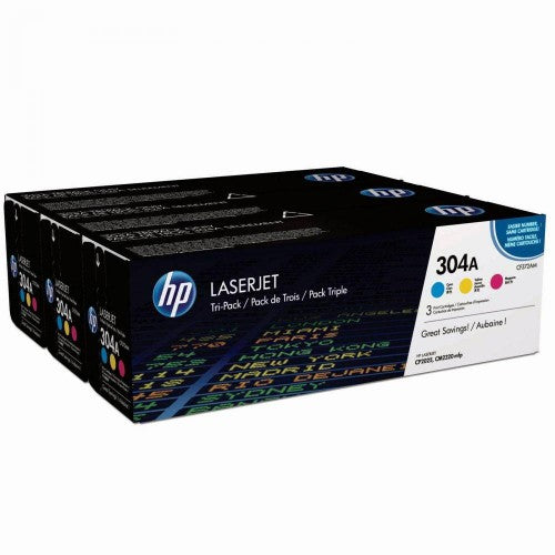 HP CF372AM/304A Toner cartridge MultiPack C,M,Y, 3x2.8K pages ISO/IEC 19798 Pack=3 for HP CLJ CP 2025