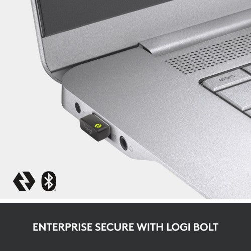 Logitech Master MX Keys Combo for Bussiness keyboard Mouse included Office RF Wireless + Bluetooth QWERTY US International Graphite