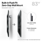 LG OLED83G54LW.AEK TV 2.11 m (83") 4K Ultra HD Smart TV Wi-Fi Metallic