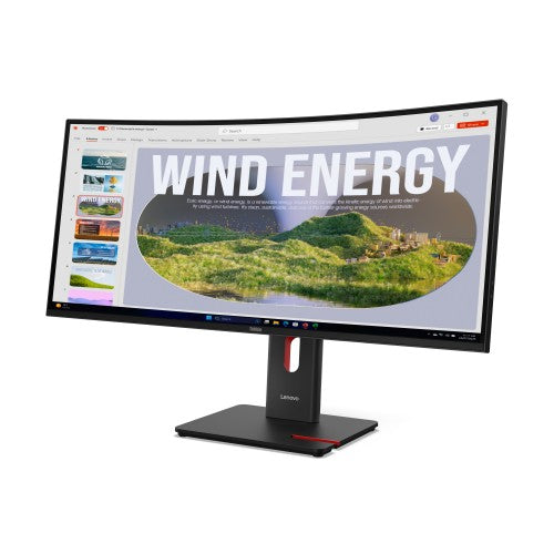 Lenovo ThinkVision T34WD-40 LED display 86.4 cm (34") 3440 x 1440 pixels Wide Quad HD Black