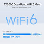 TP-Link AX3000 Outdoor/Indoor Mesh Wi-Fi 6 Unit