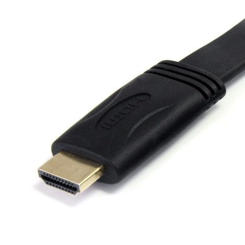 StarTech.com 6ft (1.8m) Flat High Speed HDMI Cable with Ethernet - Ultra HD 4k x 2k HDMI Cable - HDMI to HDMI M/M