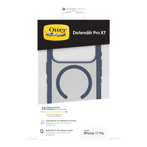 OtterBox Defender Pro XT Clear Series for Apple iPhone 17 Pro, Bootcut
