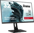 iiyama G-MASTER Unleash your full gaming potential with the 165Hz GB3271QSU Red Eagle guaranteeing 1ms MPRT