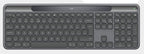 Logitech Signature Slim Solar + K980 for Business keyboard Universal RF Wireless + Bluetooth QWERTY UK English Graphite