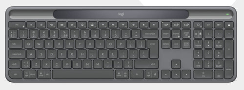 Logitech Signature Slim Solar + K980 for Business keyboard Universal RF Wireless + Bluetooth QWERTY UK English Graphite