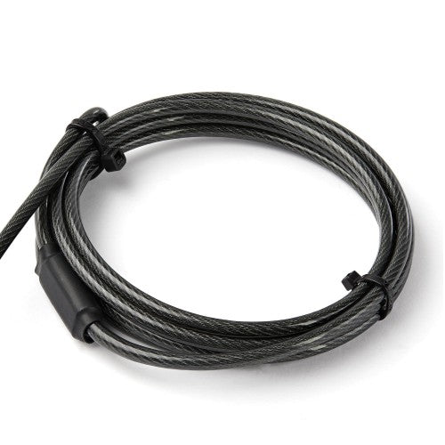 StarTech.com 6.6ft (2m) 3-in-1 Universal Laptop Cable Lock - Keyed Laptop/Desktop Security Cable Lock Compatible w/ K-Slot, Nano & Wedge Slot Computer - Anti-Theft Steel Cable Lock with Keys - TAA