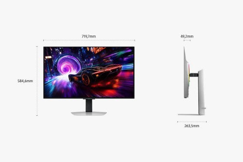 Samsung S32FG816SU computer monitor 81.3 cm (32") 3840 x 2160 pixels 4K Ultra HD OLED Silver