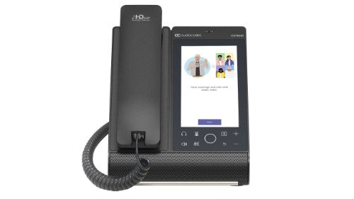 AudioCodes Teams C470HD Total Touch IP-Phone PoE GbE with an external power supply