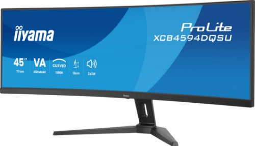 iiyama ProLite XCB4594DQSU-B1 computer monitor 113 cm (44.5") 5120 x 1440 pixels Dual QHD LED Black