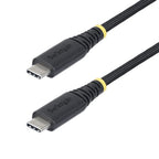 StarTech.com 3ft (1m) USB-C Charging Cable, Durable and Ultra-Flexible, 240W (5A) PD EPR, USB 2.0 Laptop Charger Cable, USB-IF Certified, Rugged USB-C Charging Cord