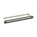Tripp Lite N062-024-KJ-SH 24-Port 1U Rack-Mount Shielded Blank Keystone/Multimedia Patch Panel, RJ45 Ethernet, USB, HDMI, Cat5e/6