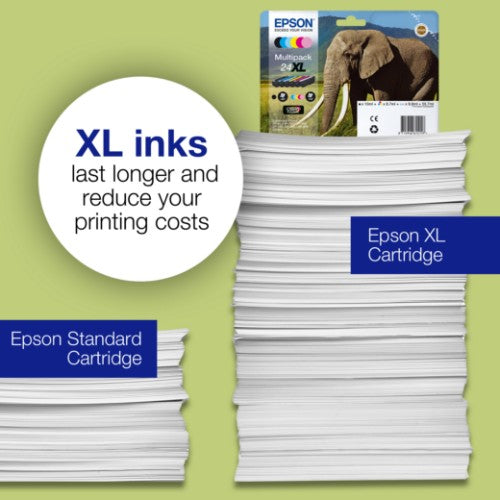 Epson C13T24254012/24 Ink cartridge light cyan, 360 pages 5,1ml for Epson XP 750