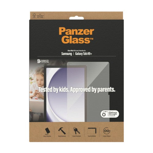 PanzerGlass ®️ Screen Protector Samsung Galaxy Tab A9 Plus | Ultra-Wide Fit