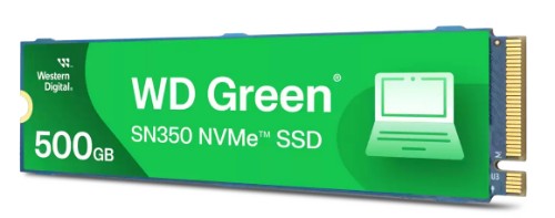 Western Digital Green SN350 500 GB M.2 PCI Express 3.0 NVMe TLC