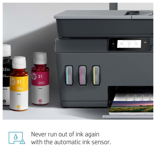 HP Smart Tank Plus 570 Wireless All-in-One Color Printer, Copier, Scanner