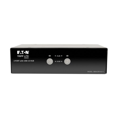 Tripp Lite B004-DPUA2-K 2-Port DisplayPort KVM Switch with Audio, Cables and USB 3.0 SuperSpeed Hub