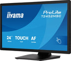 iiyama ProLite T2452MSC-B2 computer monitor 61 cm (24") 1920 x 1080 pixels Full HD Touchscreen Black