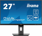 iiyama ProLite 27’’ QHD IPS technology panel with RJ45 (LAN), KVM Switch and USB-C Dock with 96W power delivery