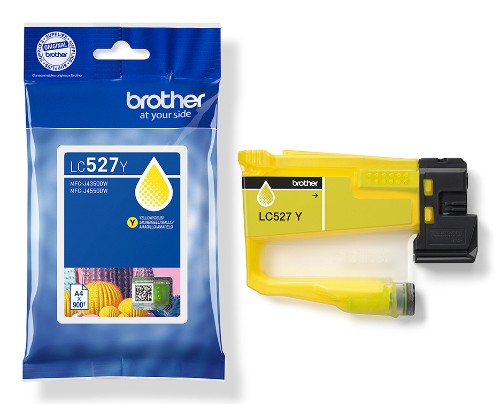 Brother LC-527Y Ink cartridge yellow, 900 pages ISO/IEC 19752 for Brother MFC-J 4350