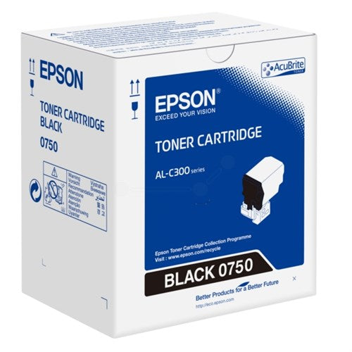 Epson C13S050750/0750 Toner-kit black, 7.3K pages ISO/IEC 19752 for Epson AL-C 300