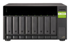 QNAP TL-D800C storage drive enclosure HDD/SSD enclosure Black, Grey 2.5/3.5"