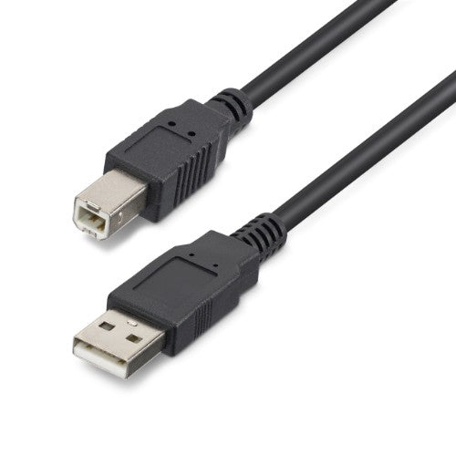 StarTech.com 65ft (20m) Active USB 2.0 A to B Cable, Long USB Cable, USB Printer Cable, 1x USB A (M), 1x USB B (M), Black