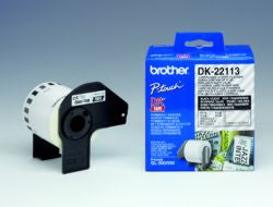 Brother DK-22113 DirectLabel Etikettes Transparent 62mm x 15,24m for Brother P-Touch QL/700/800/QL 12-102mm/QL 12-103.6mm