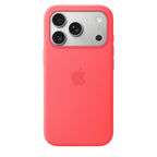 Apple iPhone 17 Pro Silicone Case with MagSafe – Bright Guava