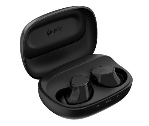 HP Poly Voyager Free 20 Gray Earbuds +Basic Charge Case Customer Special 1