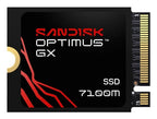 SanDisk Optimus GX 7100M 1 TB M.2 PCI Express 4.0 NVMe TLC 3D NAND