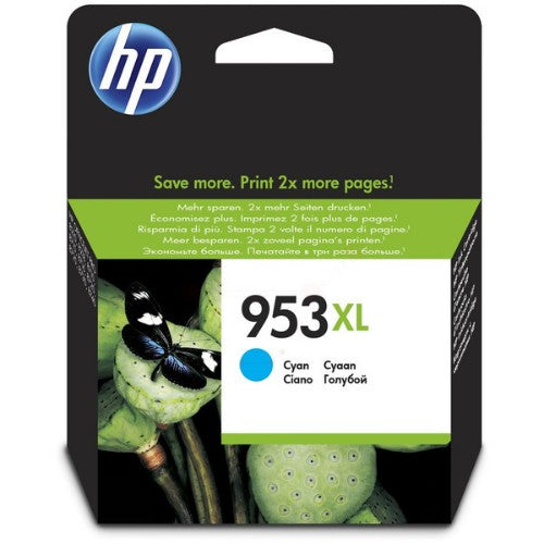HP F6U16AE/953XL Ink cartridge cyan high-capacity, 1.45K pages 18ml for HP OfficeJet Pro 7700/8210/8710