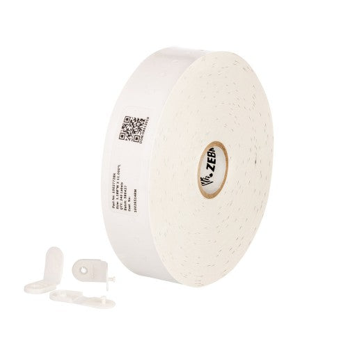 Zebra Z-Band Quickclip Wristband White