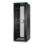 APC NetShelter SX Server Rack Gen 2, 45U, 2124H x 750W x 1070D mm, with Sides, Black