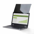 StarTech.com 12.1-inch 16:10 Flip-Up Privacy Screen with Touch, Anti-Glare Blue Light Filter, Laptop Monitor Screen Protector, +/- 30 Deg. View Angle